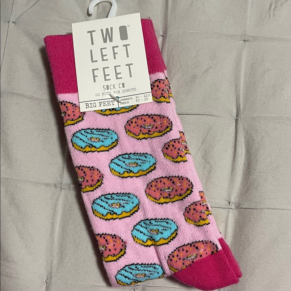 Two Left Feet Donut Socks